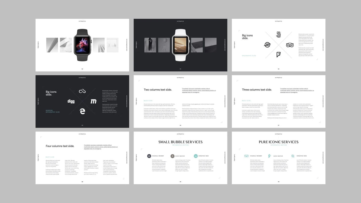Hypnotic Presentation - Innovative Keynote Template product preview image 11