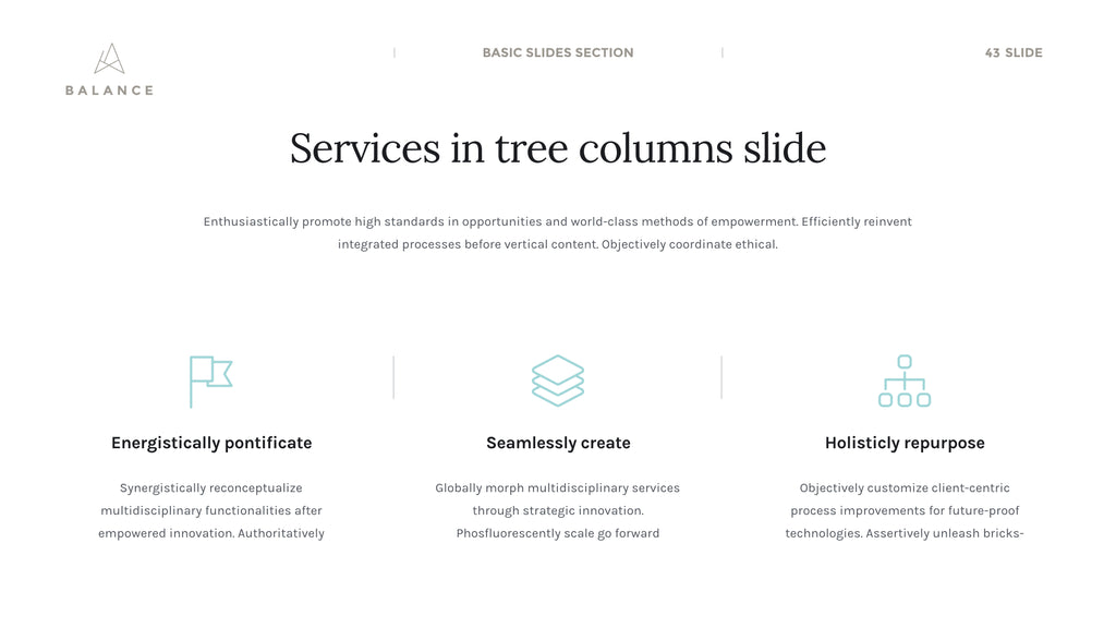 BALANCE PowerPoint Presentation Pitch Deck Template product preview image 33