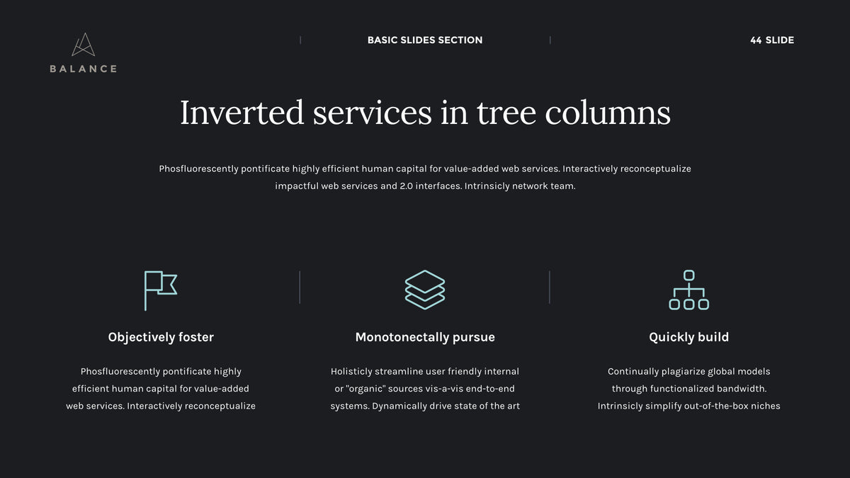 BALANCE PowerPoint Presentation Pitch Deck Template product preview image 37