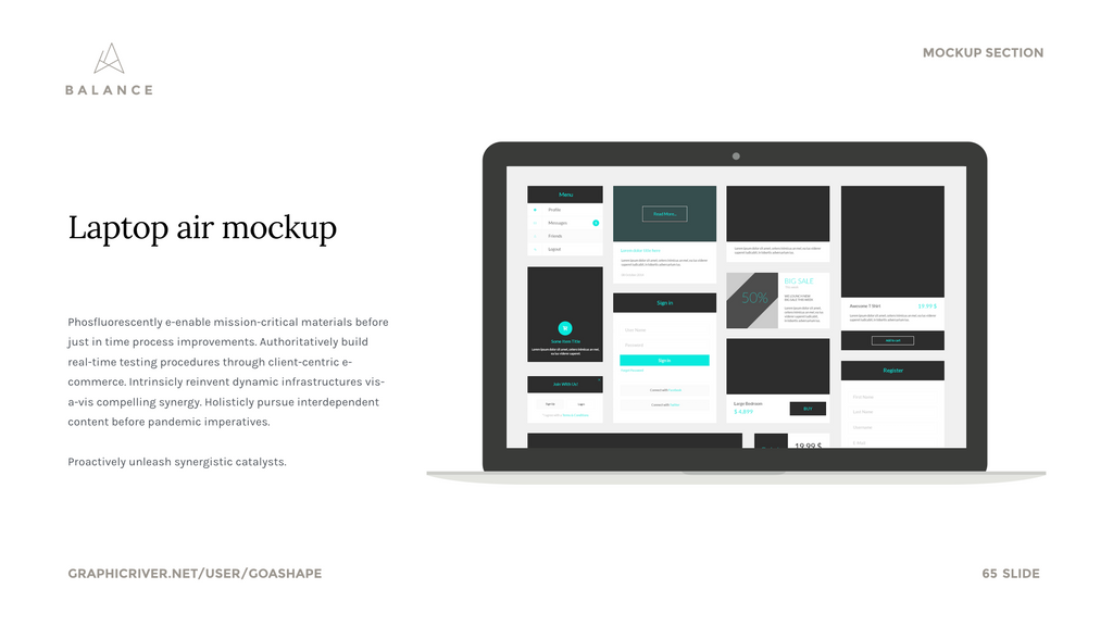 BALANCE PowerPoint Presentation Pitch Deck Template product preview image 11