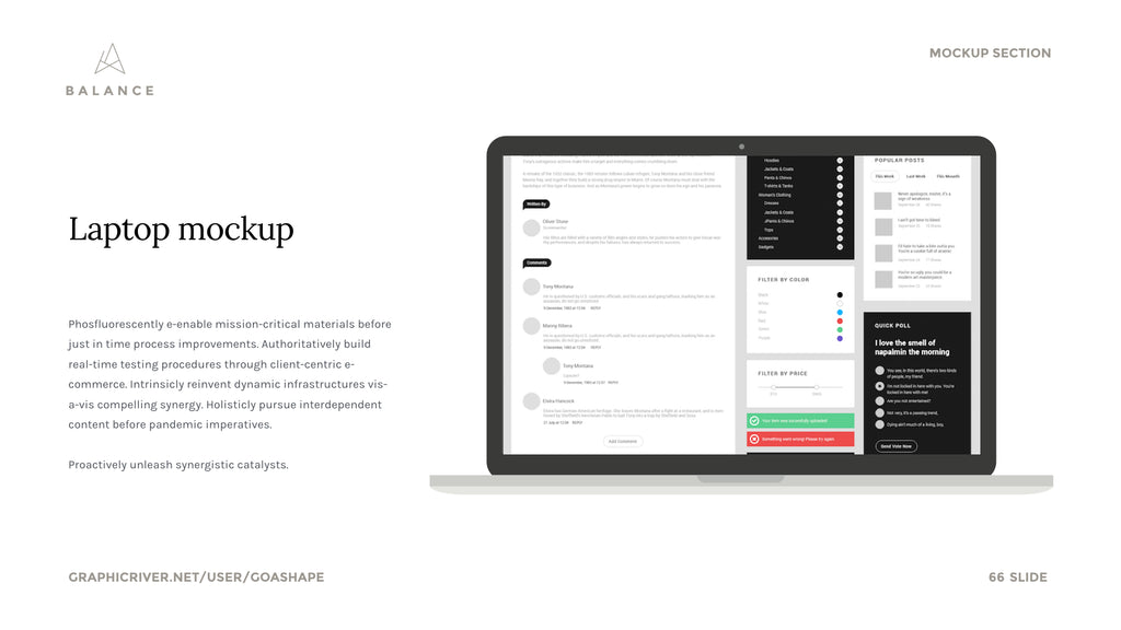 BALANCE PowerPoint Presentation Pitch Deck Template product preview image 52