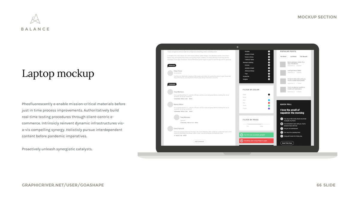 BALANCE PowerPoint Presentation Pitch Deck Template product preview image 52