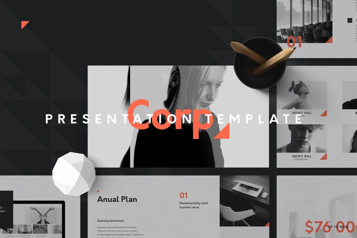 Premium Keynote Bundle - All in One Presentation Templates product preview image 13