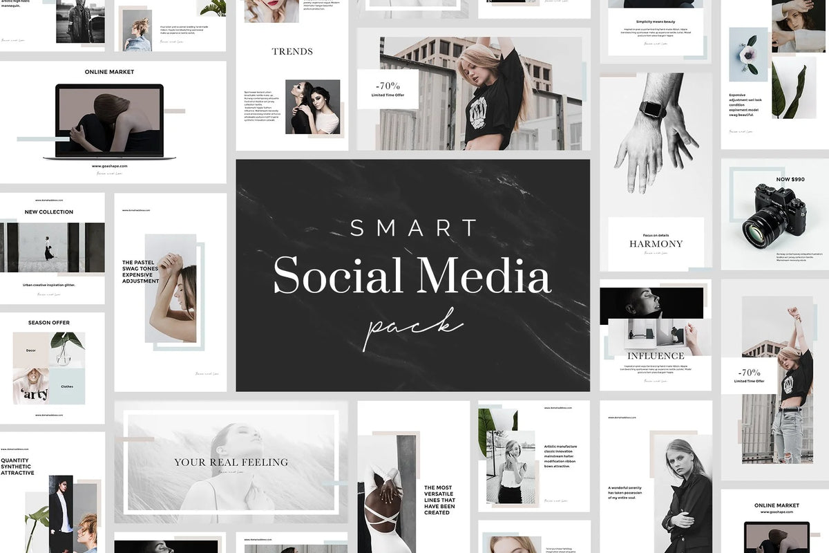 Smart Social Media Figma Template product preview image 1