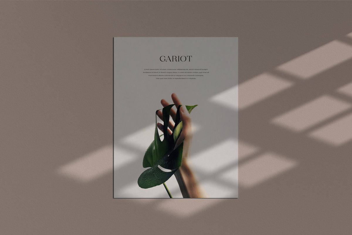 Gariot Letter Mockups - Natural Looking Photoshop Template