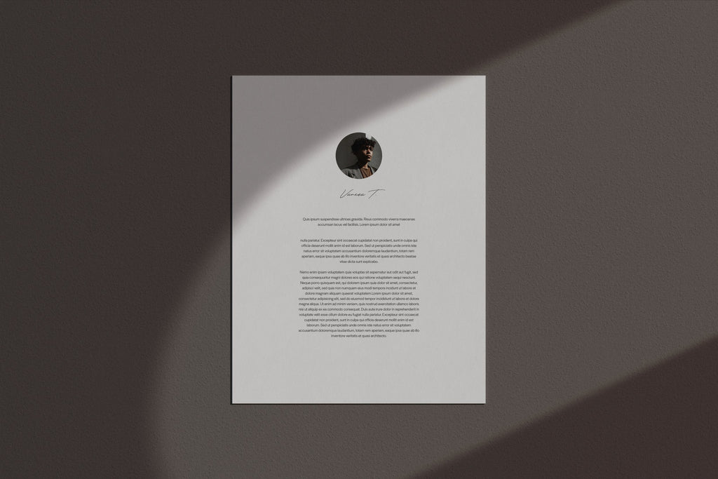 Gariot Letter Mockups - Natural Looking Photoshop Template