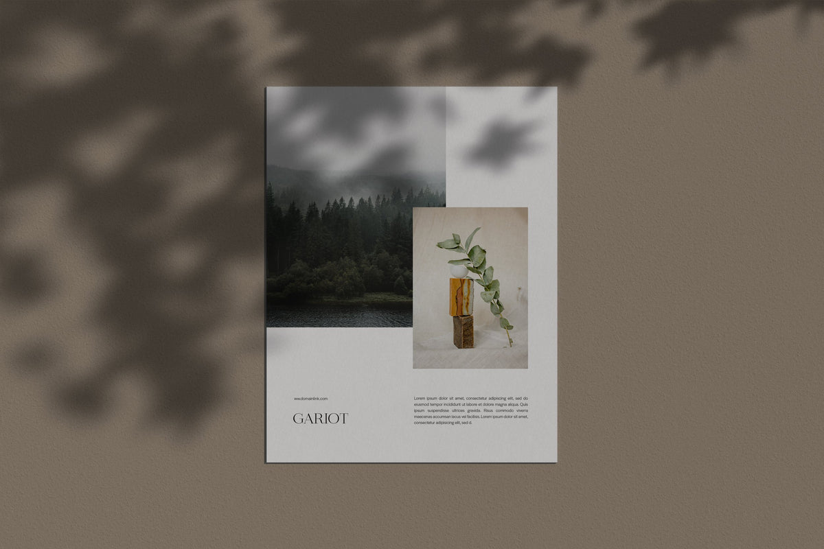 Gariot Letter Mockups - Natural Looking Photoshop Template