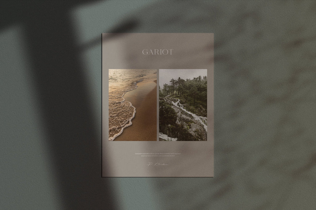 Gariot Letter Mockups - Natural Looking Photoshop Template