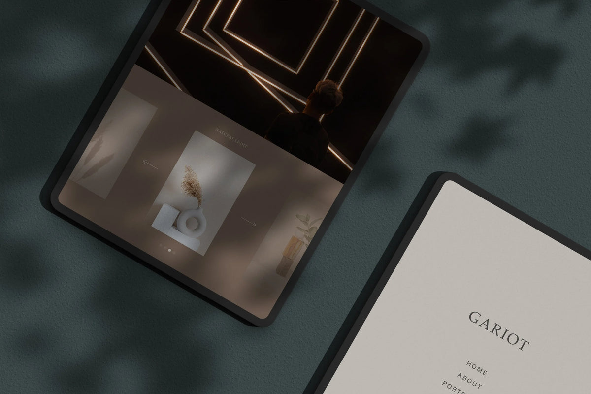 Gariot Tablet Mockups - Natural Looking Photoshop Template