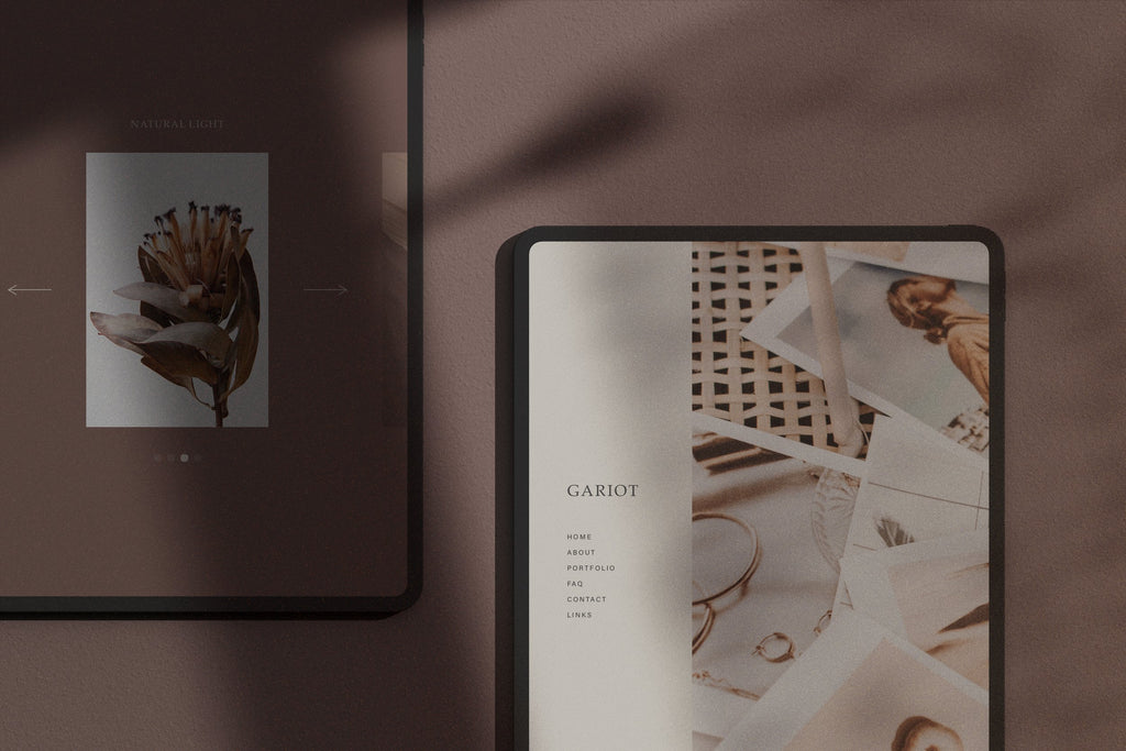 Gariot Tablet Mockups - Natural Looking Photoshop Template