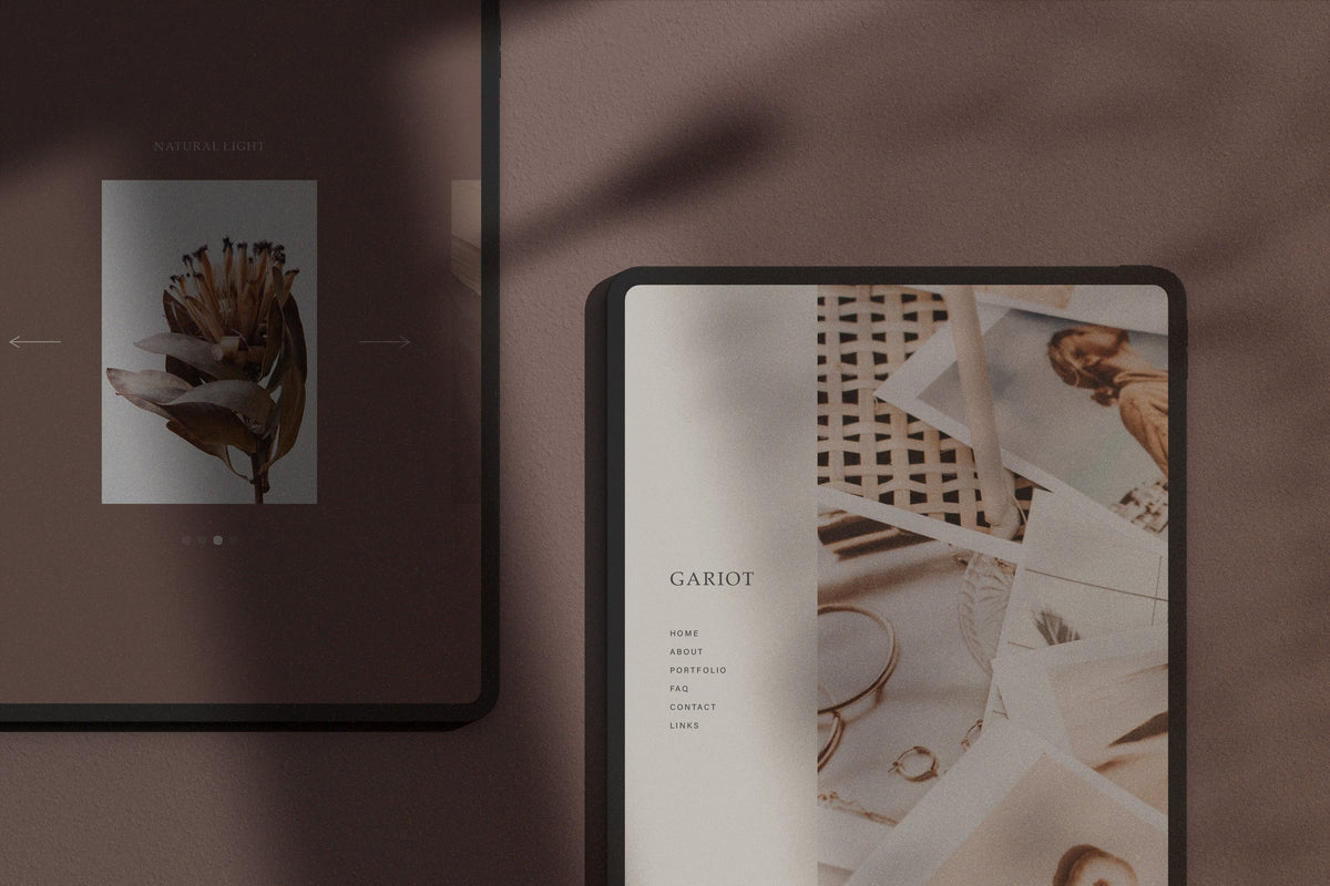 Gariot Tablet Mockups - Natural Looking Photoshop Template