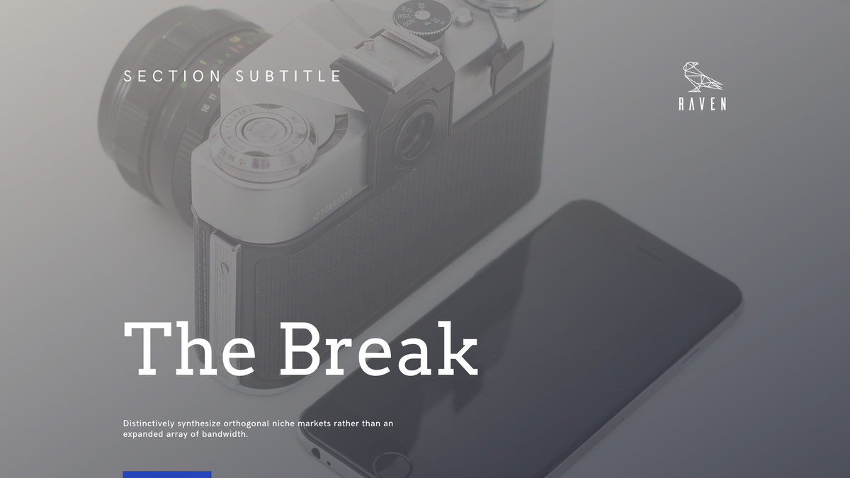 Raven Minimalist Keynote Presentation Template | 125+ Slides product preview image 128