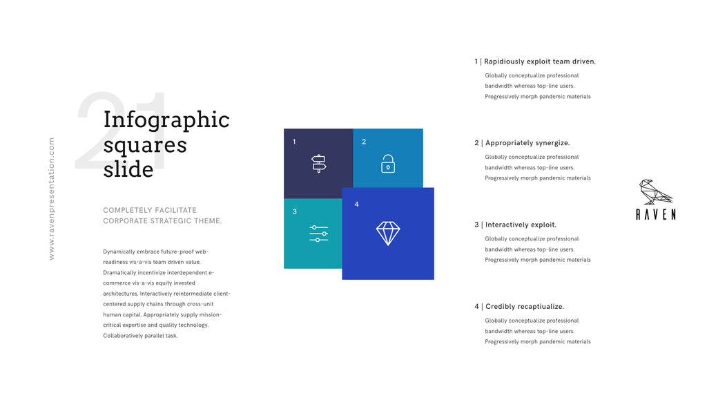 Raven Minimalist Keynote Presentation Template | 125+ Slides product preview image 10