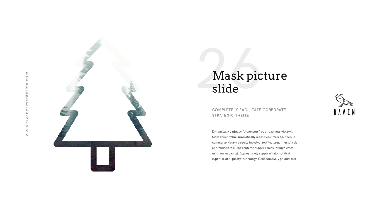 Raven Minimalist Keynote Presentation Template | 125+ Slides product preview image 54
