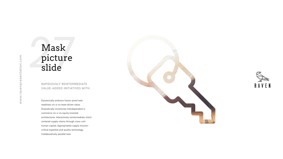 Raven Minimalist Keynote Presentation Template | 125+ Slides product preview image 49