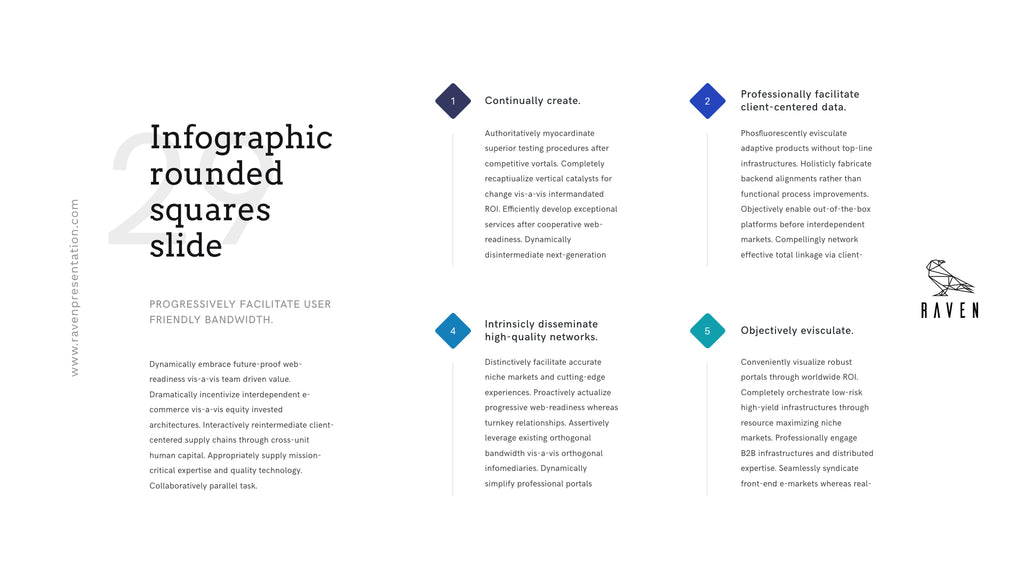Raven Minimalist Keynote Presentation Template | 125+ Slides product preview image 52