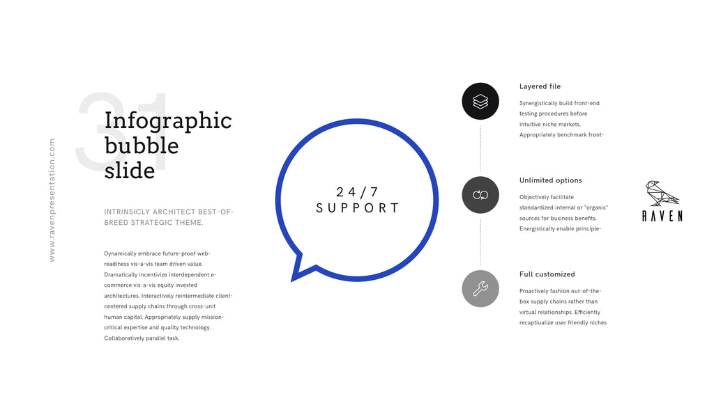Raven Minimalist Keynote Presentation Template | 125+ Slides product preview image 44