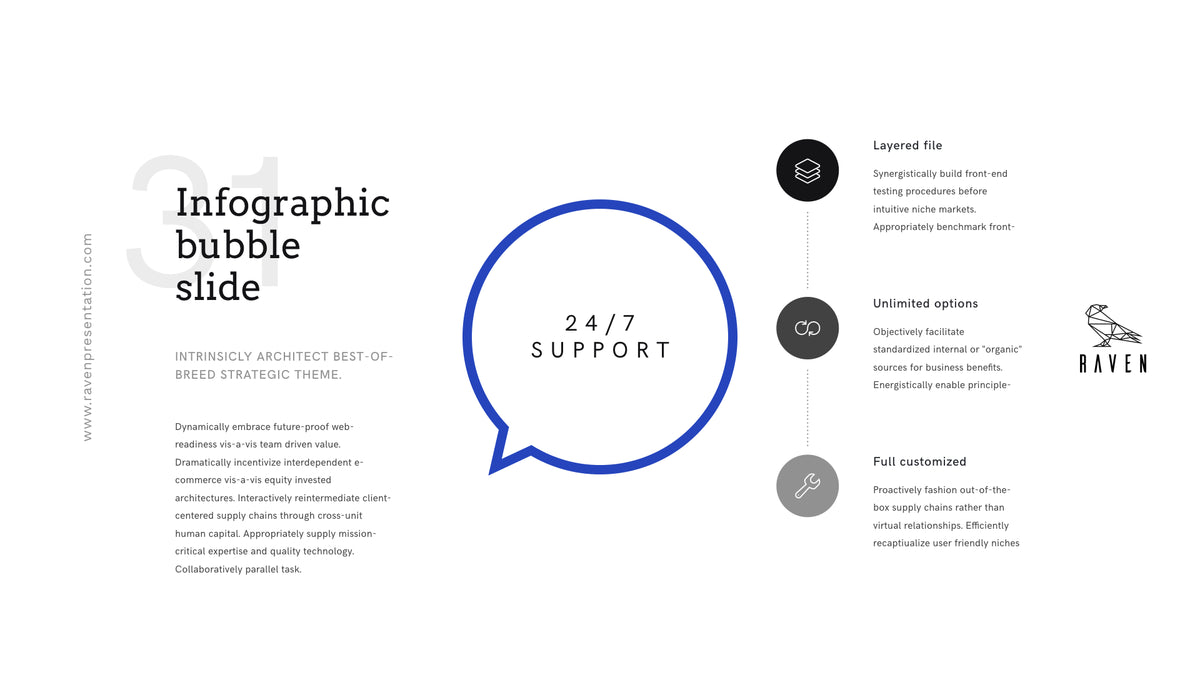 Raven Minimalist Keynote Presentation Template | 125+ Slides product preview image 44