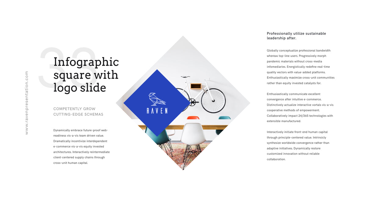 Raven Minimalist Keynote Presentation Template | 125+ Slides product preview image 74