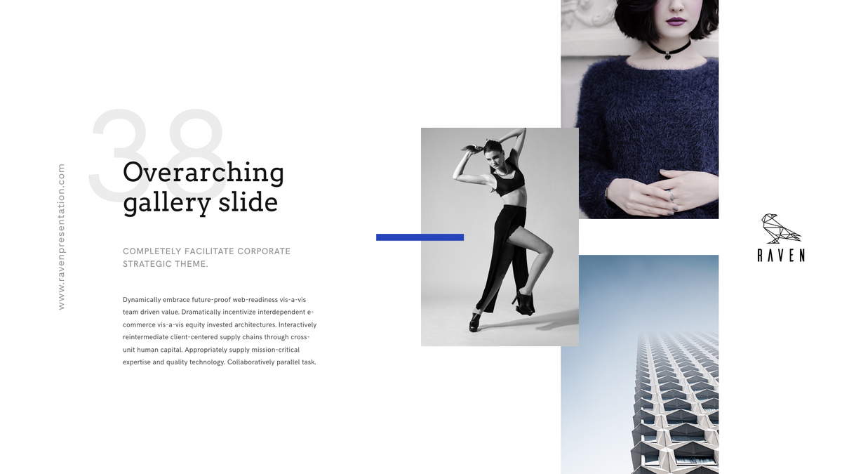Raven Minimalist Keynote Presentation Template | 125+ Slides product preview image 100