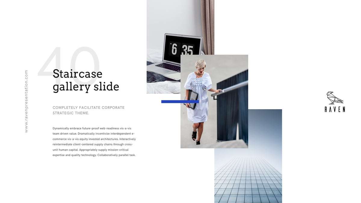Raven Minimalist Keynote Presentation Template | 125+ Slides product preview image 98