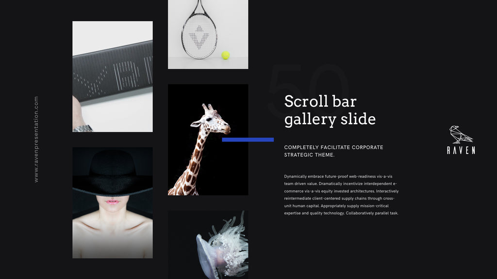 Raven Minimalist Keynote Presentation Template | 125+ Slides product preview image 96