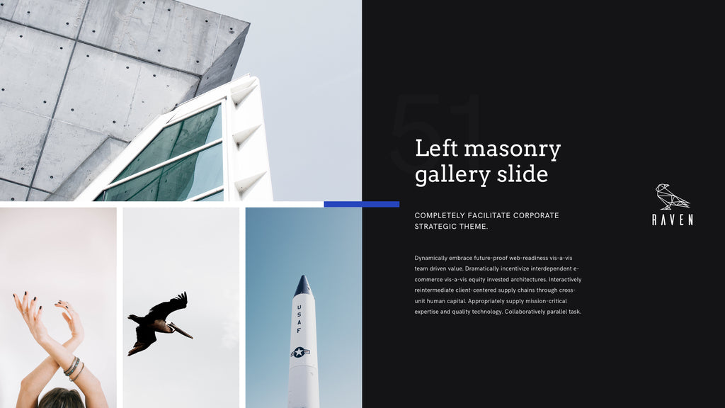 Raven Minimalist Keynote Presentation Template | 125+ Slides product preview image 114