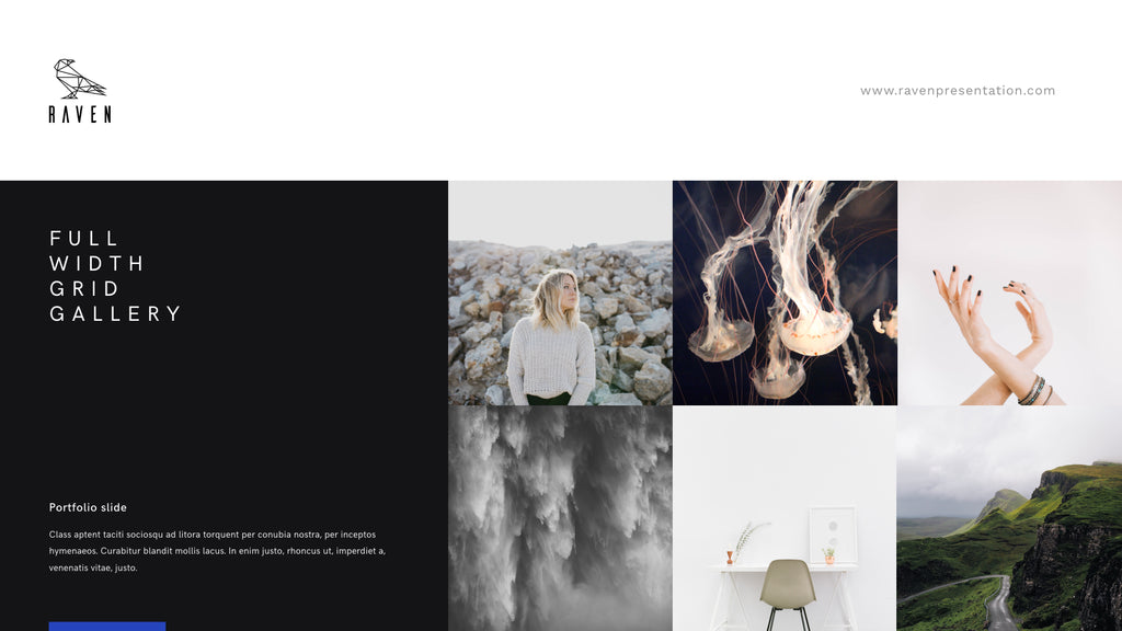 Raven Minimalist Keynote Presentation Template | 125+ Slides product preview image 112