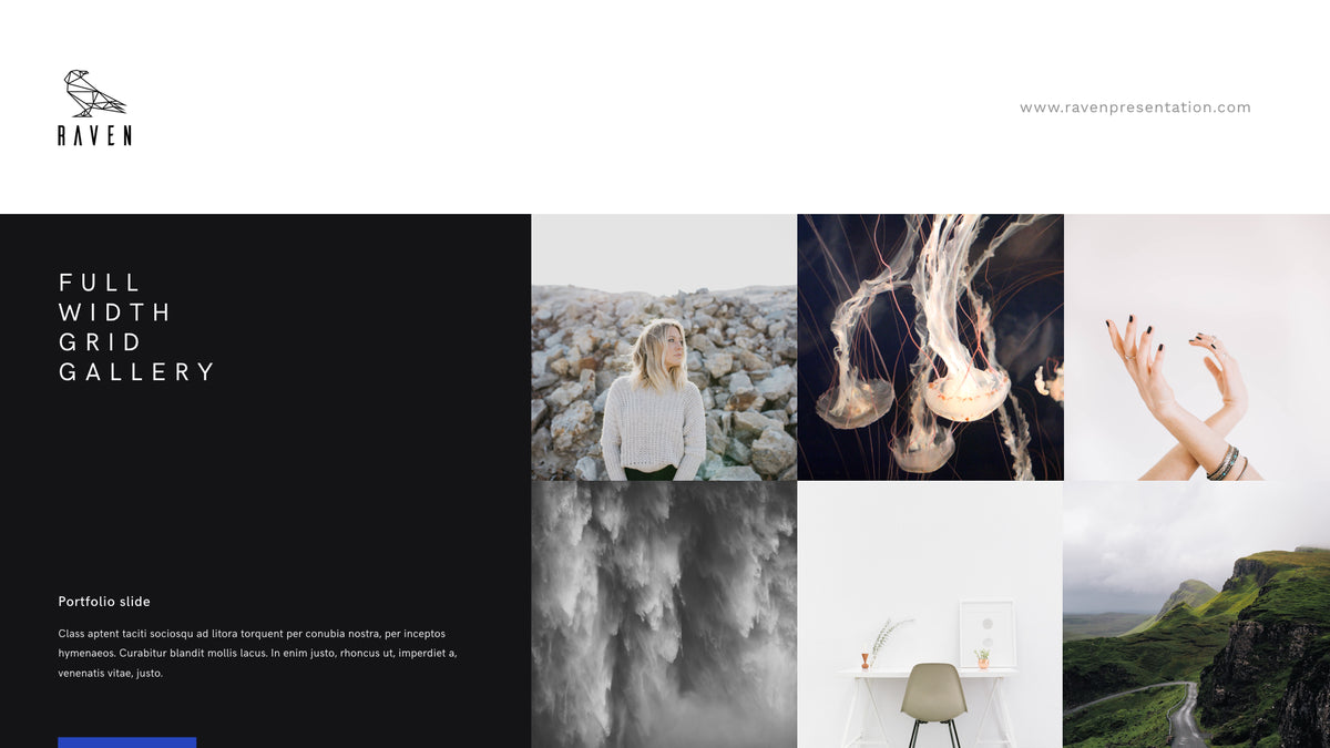 Raven Minimalist Keynote Presentation Template | 125+ Slides product preview image 112