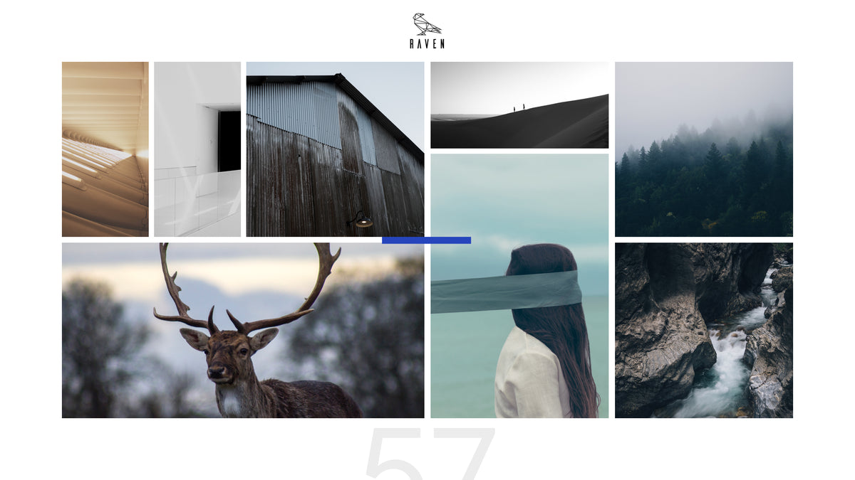 Raven Minimalist Keynote Presentation Template | 125+ Slides product preview image 125
