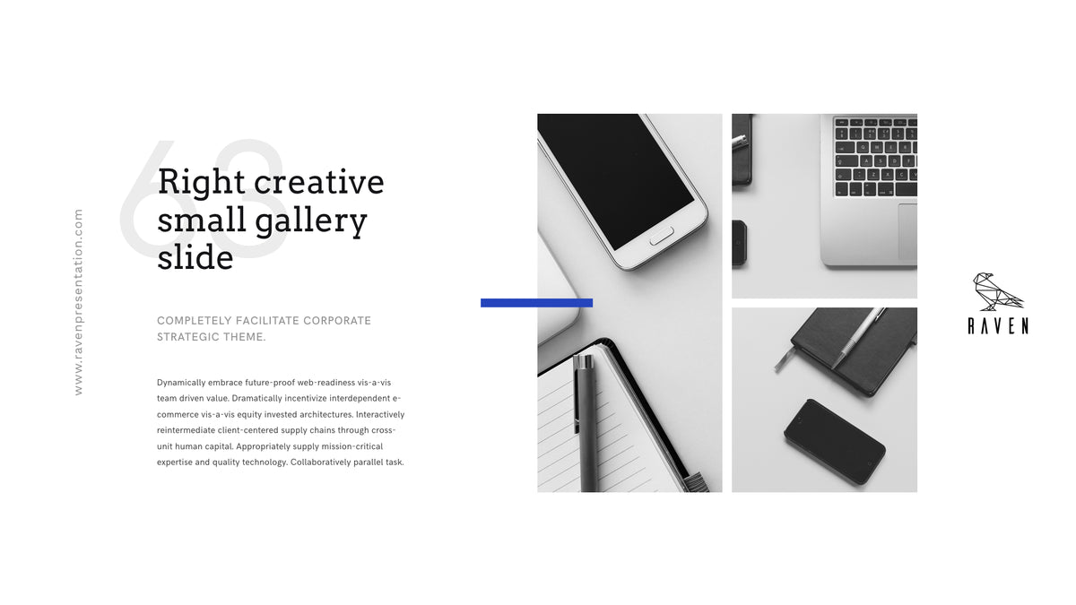 Raven Minimalist Keynote Presentation Template | 125+ Slides product preview image 82