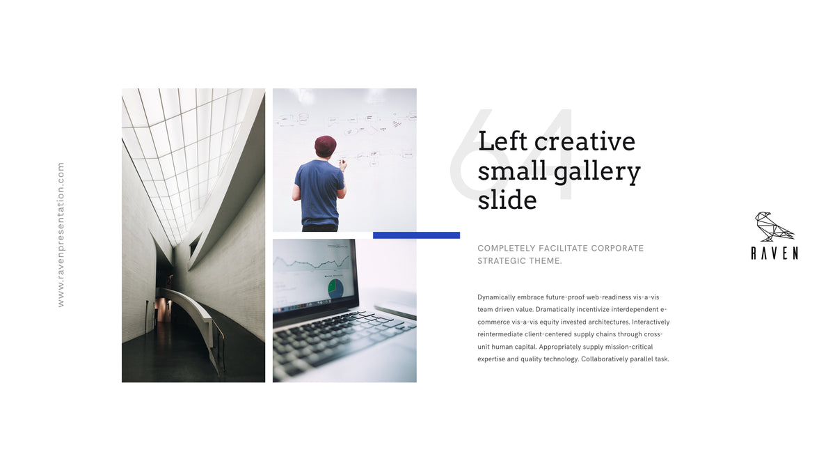 Raven Minimalist Keynote Presentation Template | 125+ Slides product preview image 102