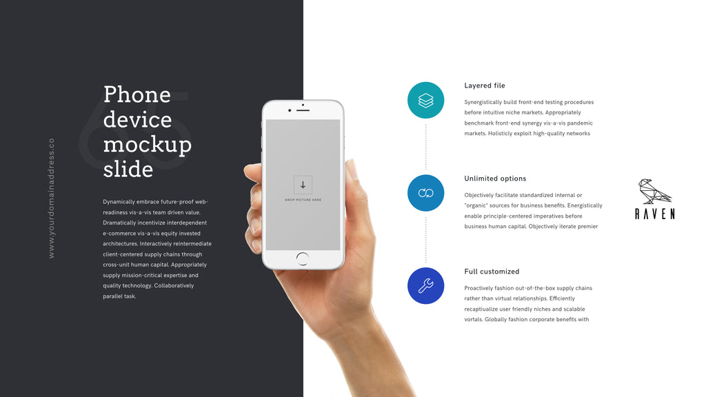 Raven Minimalist Keynote Presentation Template | 125+ Slides product preview image 89