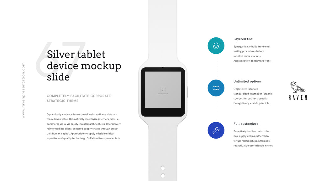 Raven Minimalist Keynote Presentation Template | 125+ Slides product preview image 75