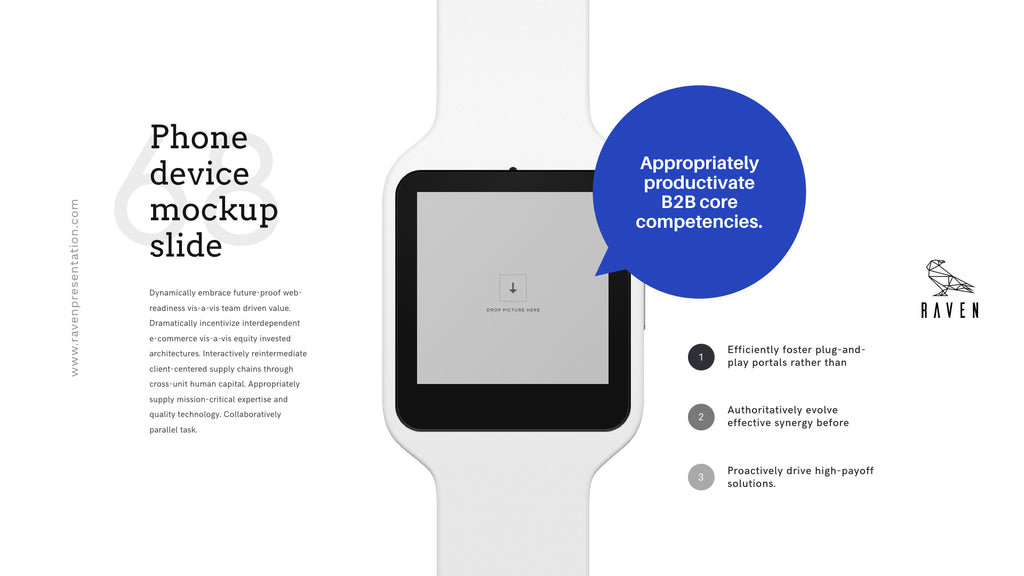 Raven Minimalist Keynote Presentation Template | 125+ Slides product preview image 92
