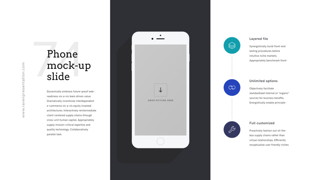 Raven Minimalist Keynote Presentation Template | 125+ Slides product preview image 59