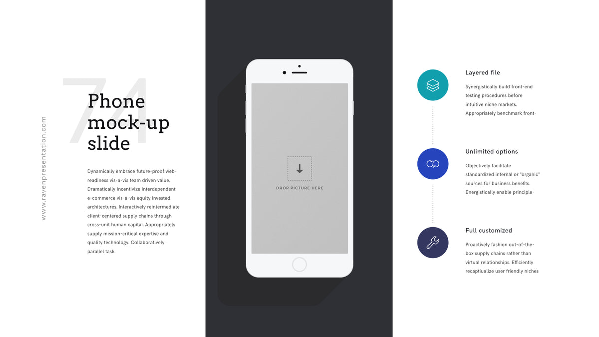 Raven Minimalist Keynote Presentation Template | 125+ Slides product preview image 59