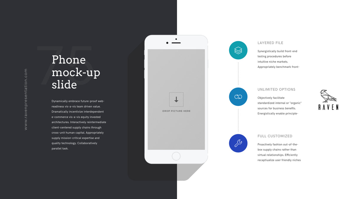 Raven Minimalist Keynote Presentation Template | 125+ Slides product preview image 65