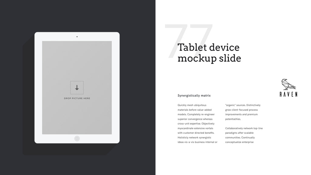 Raven Minimalist Keynote Presentation Template | 125+ Slides product preview image 84