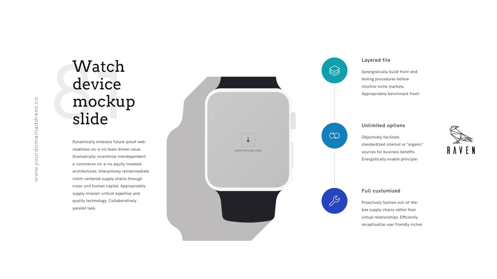 Raven Minimalist Keynote Presentation Template | 125+ Slides product preview image 51
