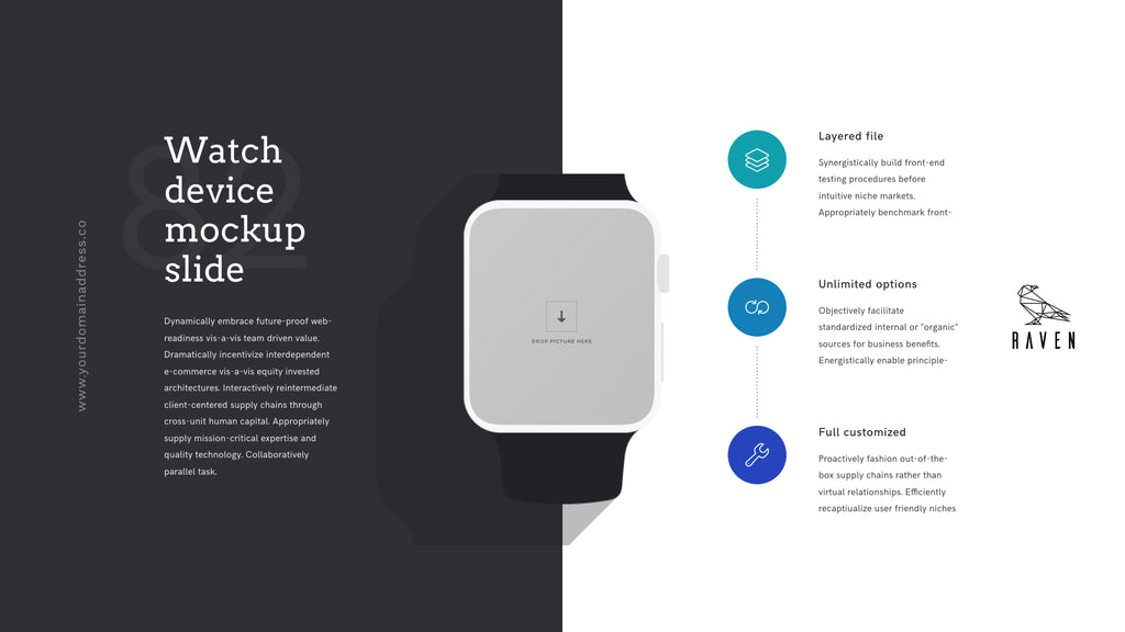 Raven Minimalist Keynote Presentation Template | 125+ Slides product preview image 56