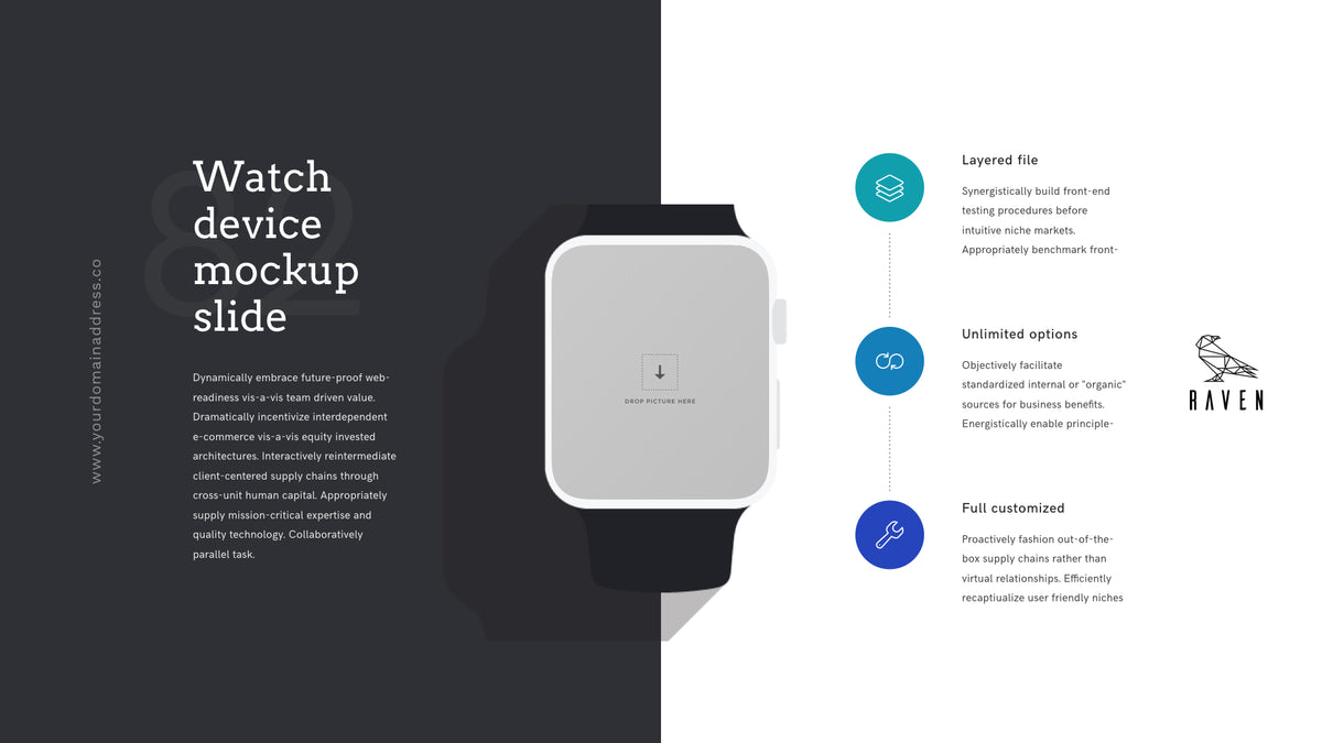Raven Minimalist Keynote Presentation Template | 125+ Slides product preview image 56
