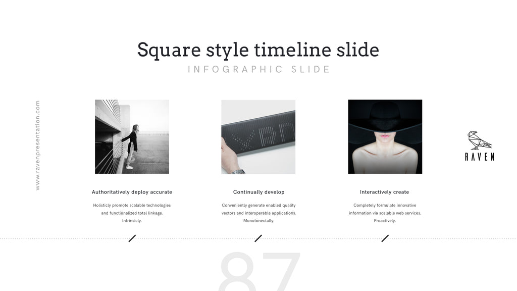 Raven Minimalist Keynote Presentation Template | 125+ Slides product preview image 63
