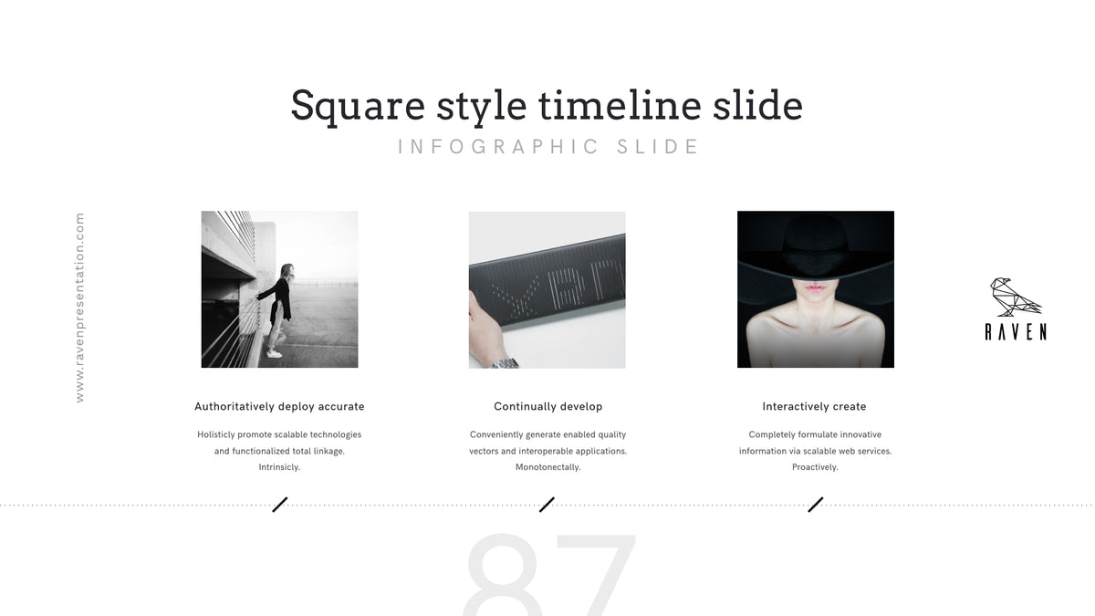 Raven Minimalist Keynote Presentation Template | 125+ Slides product preview image 63