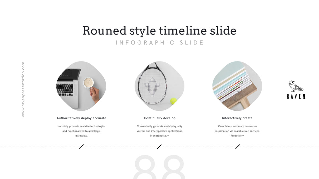 Raven Minimalist Keynote Presentation Template | 125+ Slides product preview image 70