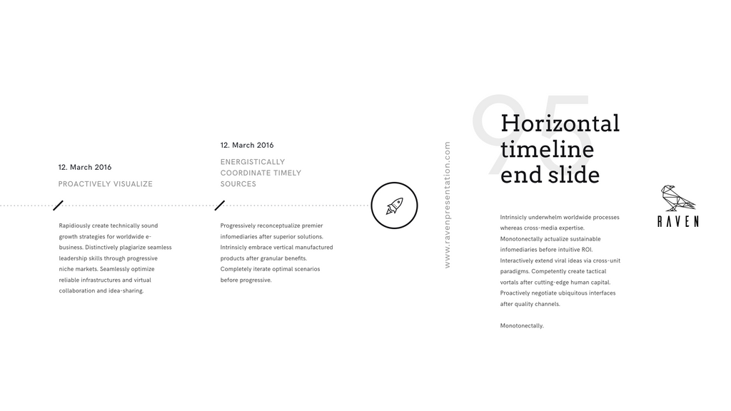 Raven Minimalist Keynote Presentation Template | 125+ Slides product preview image 30