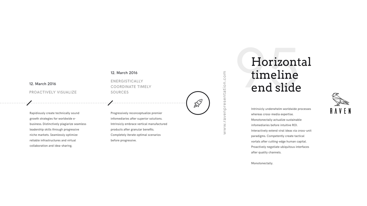 Raven Minimalist Keynote Presentation Template | 125+ Slides product preview image 30