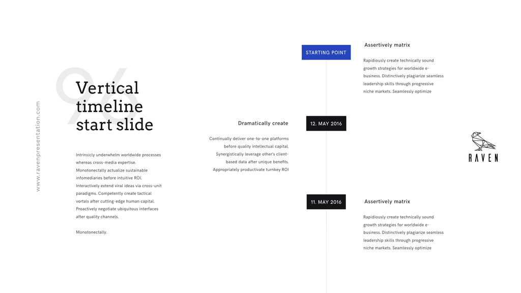 Raven Minimalist Keynote Presentation Template | 125+ Slides product preview image 38