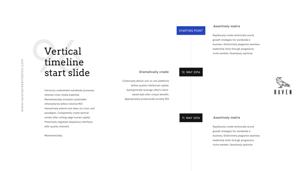 Raven Minimalist Keynote Presentation Template | 125+ Slides product preview image 38
