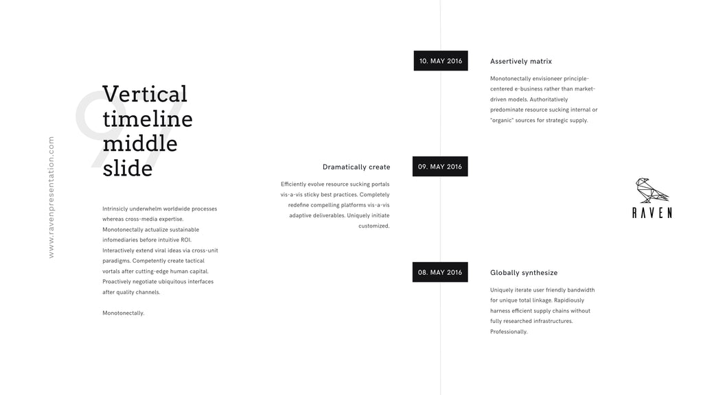 Raven Minimalist Keynote Presentation Template | 125+ Slides product preview image 37